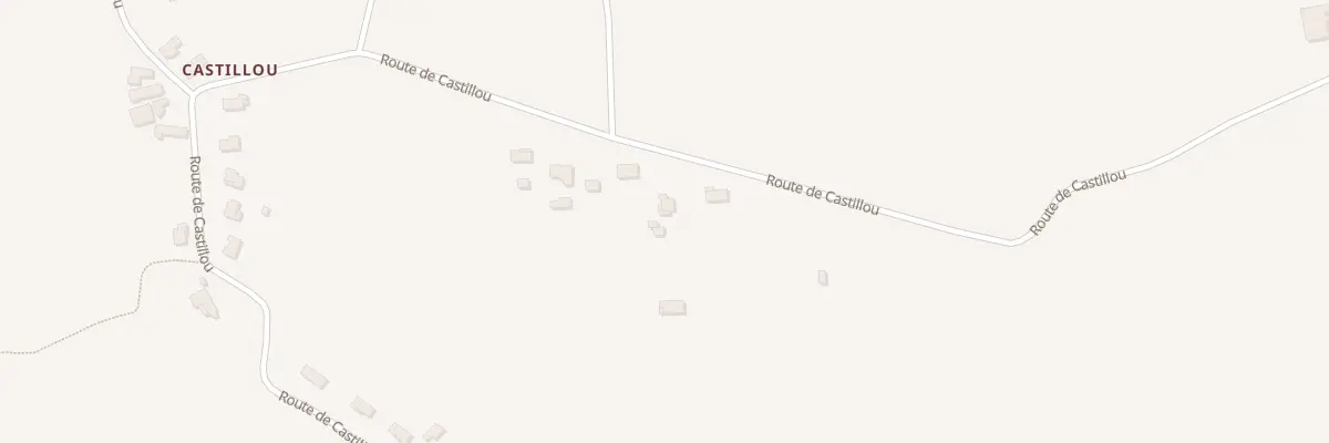 Plan du 2591 Rte de Castillou à La Croix-Blanche