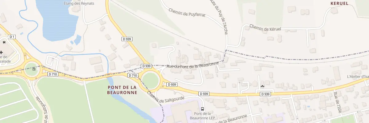 Plan du 11 Rue du Pont de la Beauronne à Chancelade