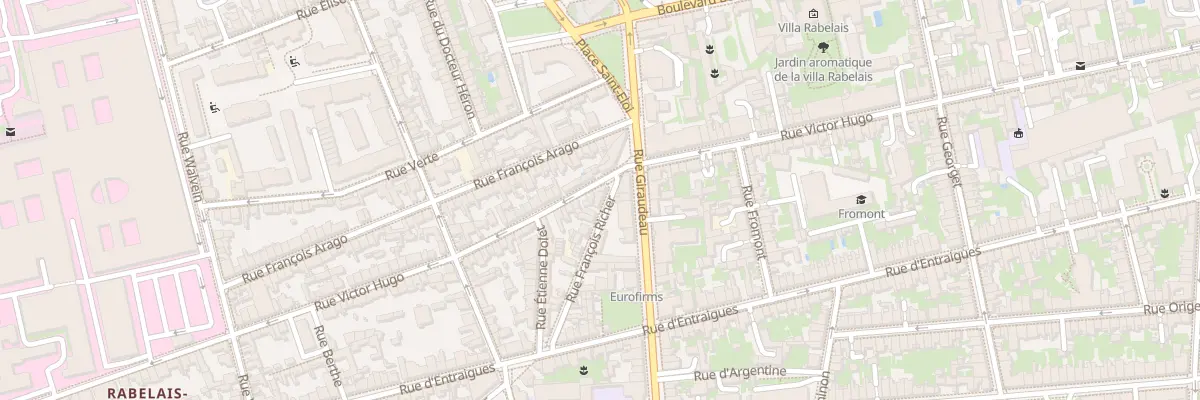 Plan du 3 Rue François Richer à Tours
