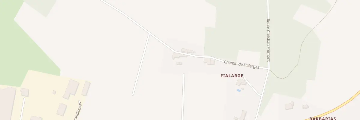 Plan du 225 Che de Fialarges à Champagnac-de-Belair