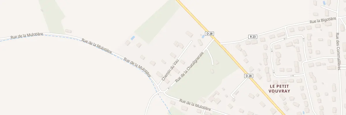 Plan du 3 Che du Vau à Cerelles