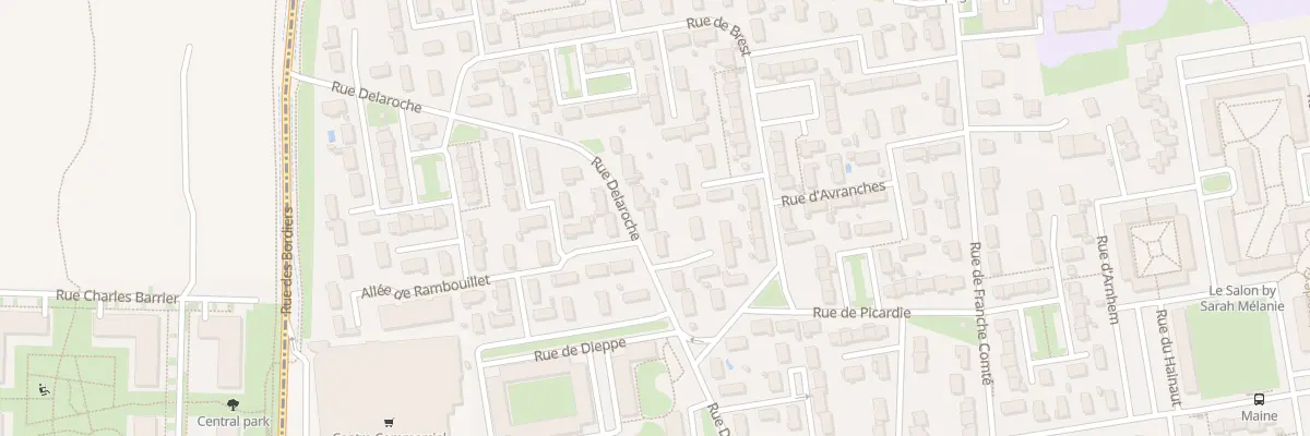 Plan du 115 Rue Delaroche à Tours