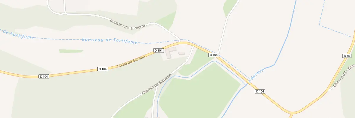 Plan du 5035 Tartifume à Faget-Abbatial