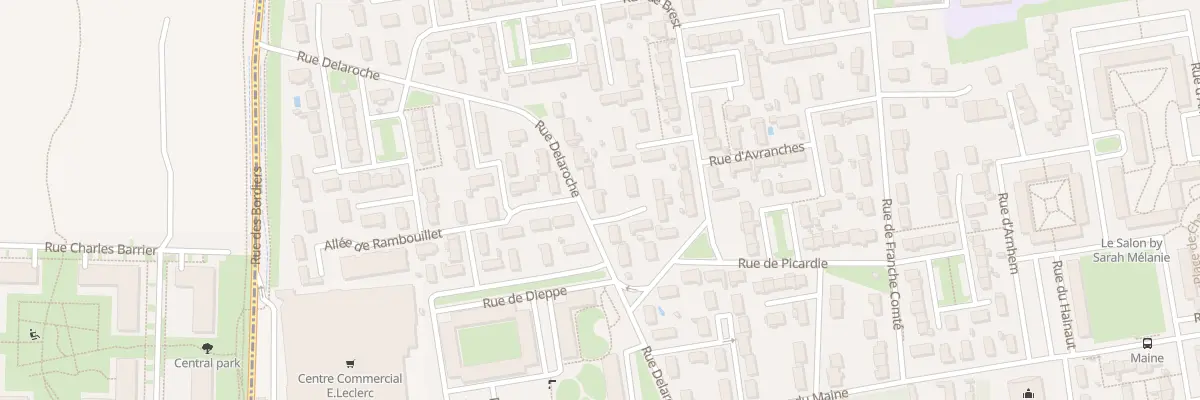 Plan du 113 Rue Delaroche à Tours