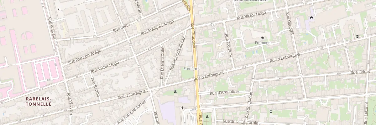 Plan du 43 Rue Giraudeau à Tours