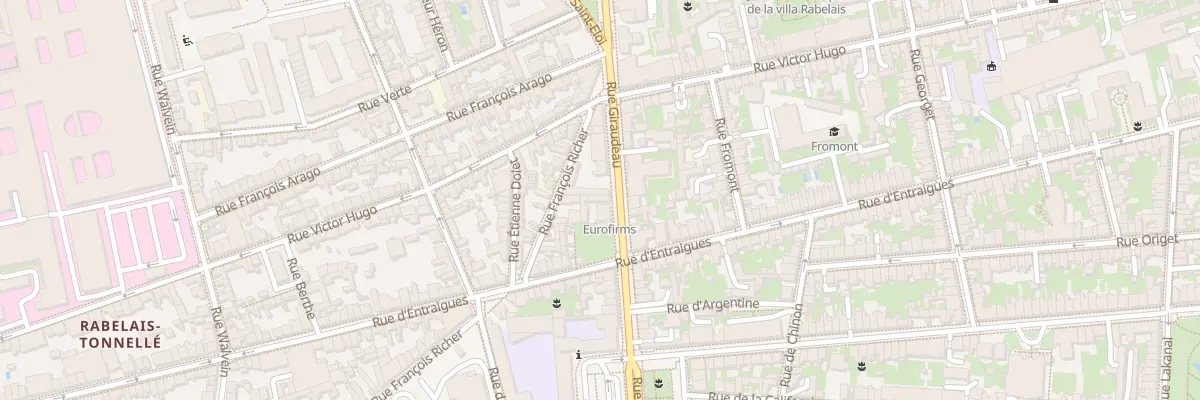 Plan du 41 Rue Giraudeau à Tours