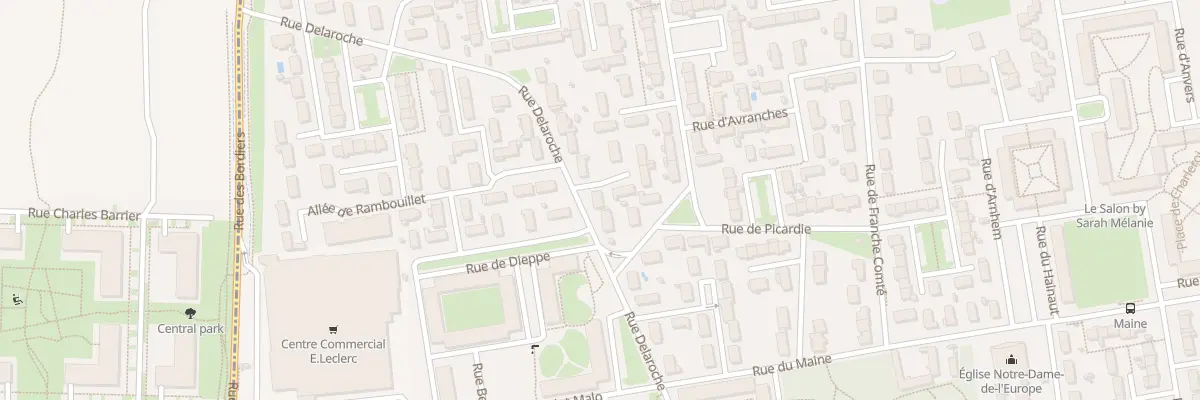Plan du 111 Rue Delaroche à Tours