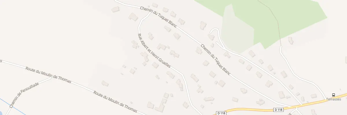 Plan du 8 Rue Albert et Henri Gruelles à Pujols