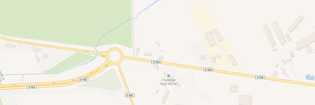 Plan du 128 Le Lesme à Saint-Michel-Tubœuf
