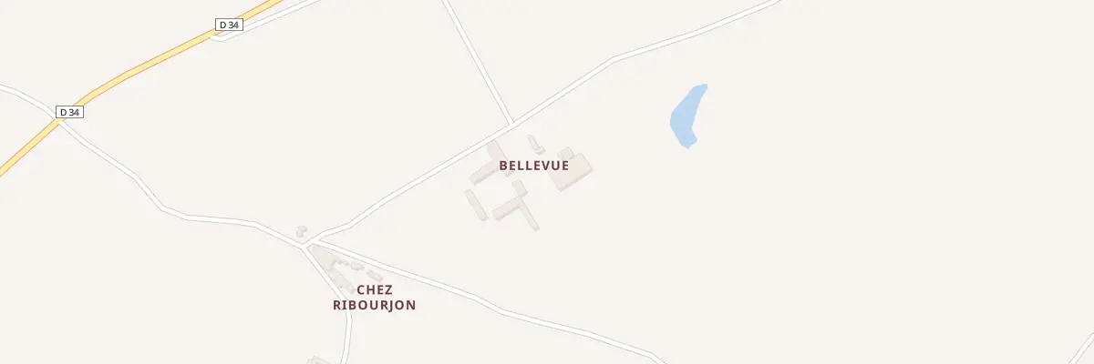Plan du 4 Bellevue à Availles-Limouzine