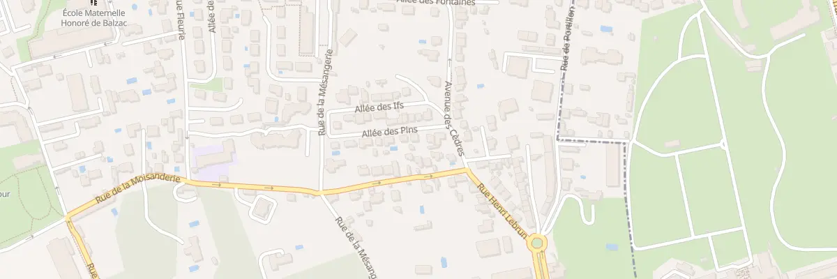 Plan du 5 All des Pins à Saint-Cyr-sur-Loire