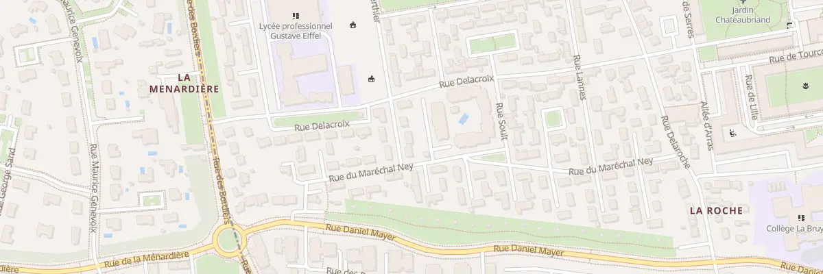 Plan du 3 Rue Berthier à Tours