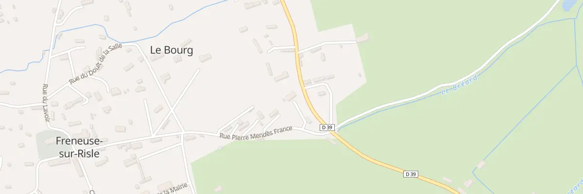 Plan du 2 Rue Pierre Mendes France à Freneuse-sur-Risle
