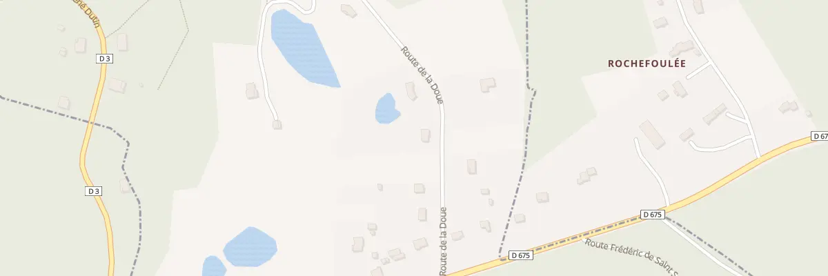Plan du 171 Rte de la Doue à Nontron