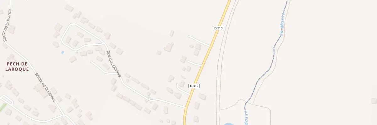 Plan du 203 Coucuts à Pont-du-Casse