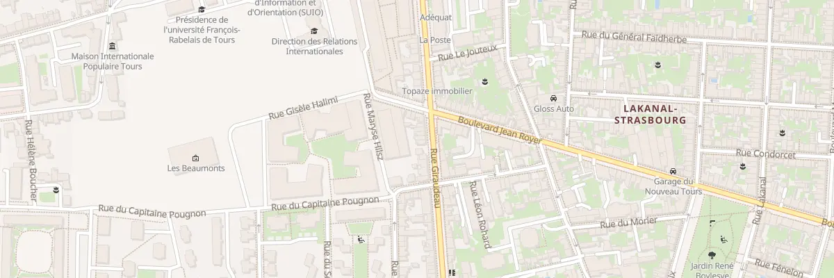 Plan du 137 Rue Giraudeau à Tours