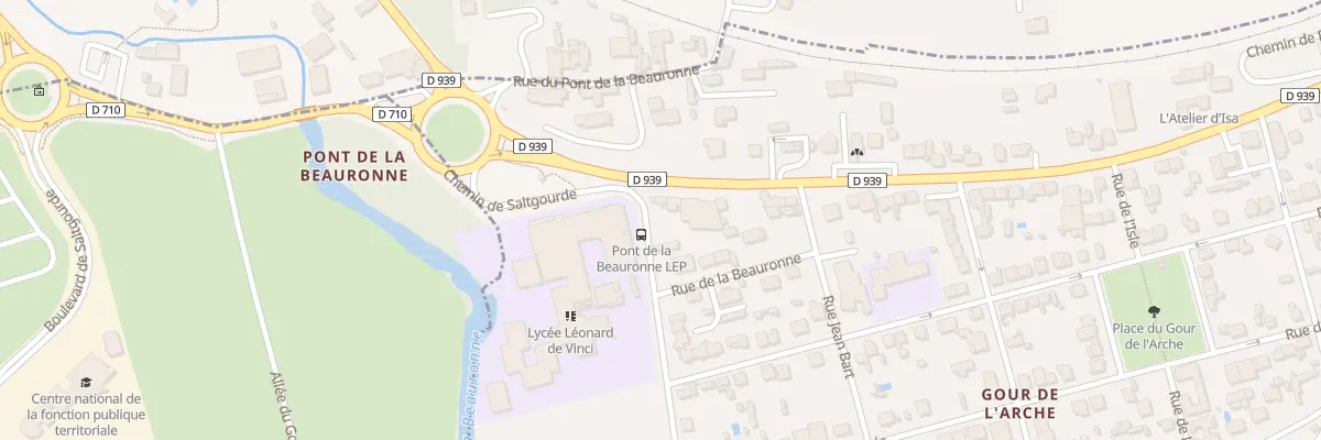 Plan du 303 Rte d’Angoulême à Périgueux
