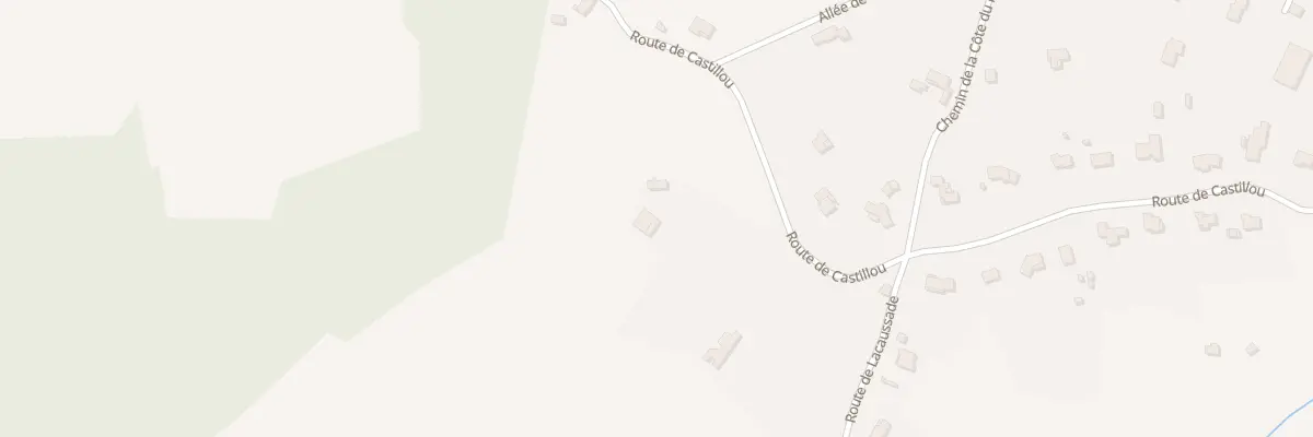 Plan du 832 Rte de Castillou à La Croix-Blanche