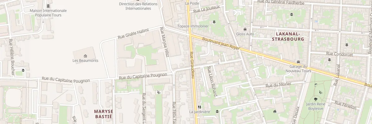 Plan du 149 Rue Giraudeau à Tours