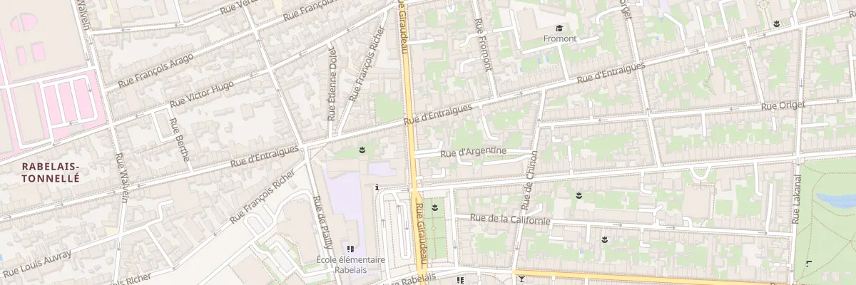 Plan du 66 Rue Giraudeau à Tours