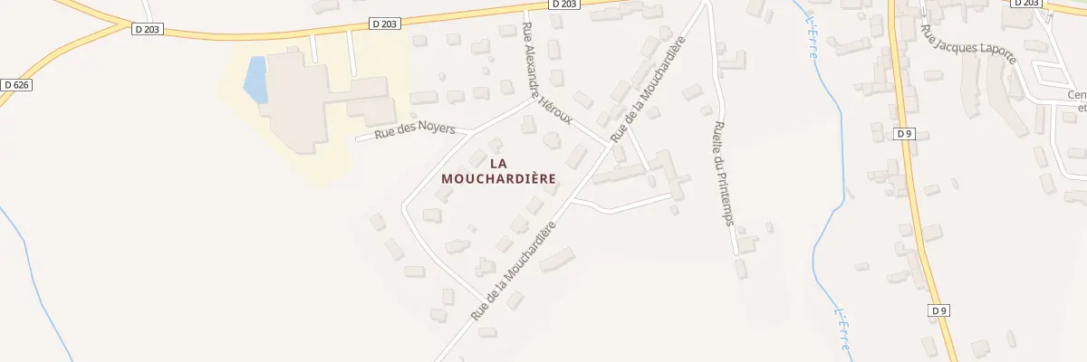 Plan du 5001 La Mouchardiere Noce à Perche en Nocé