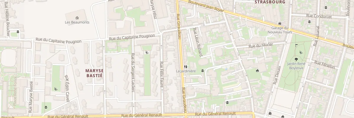 Plan du 169 Rue Giraudeau à Tours