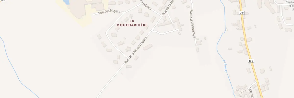 Plan du 21 Rue de la Mouchardière à Perche en Nocé