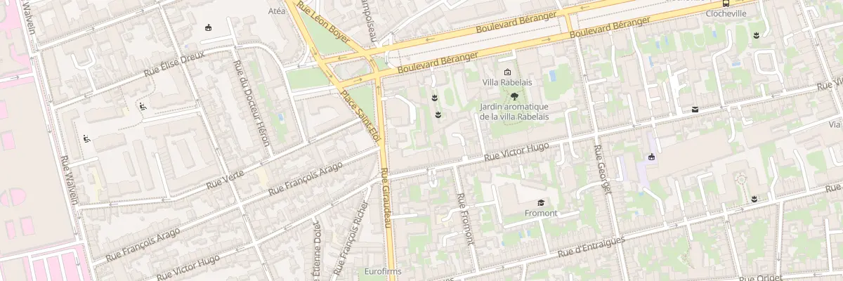 Plan du 197 Rue Victor Hugo à Tours