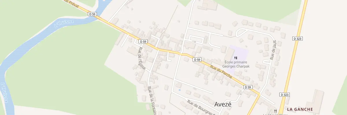 Plan du 1 Rue du Prieuré à Avezé