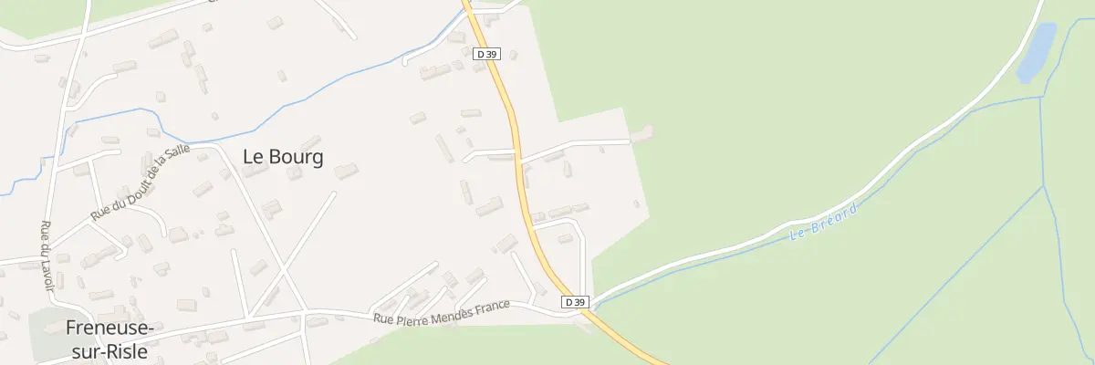 Plan du 20 Rte de la Vallee à Freneuse-sur-Risle