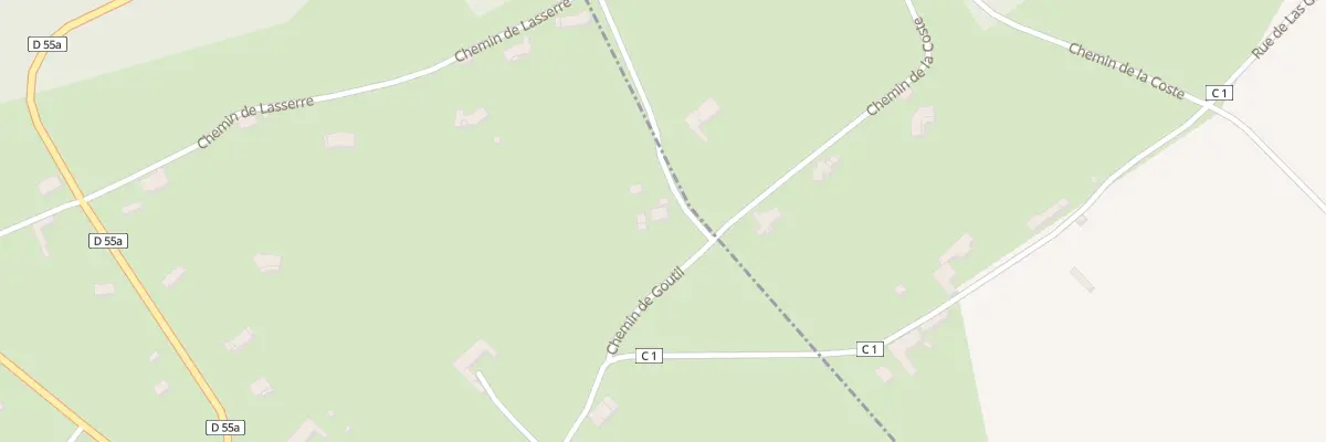 Plan du 1 Chem de Goutil à Cardeilhac