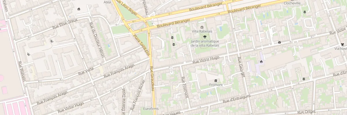 Plan du 191 Rue Victor Hugo à Tours