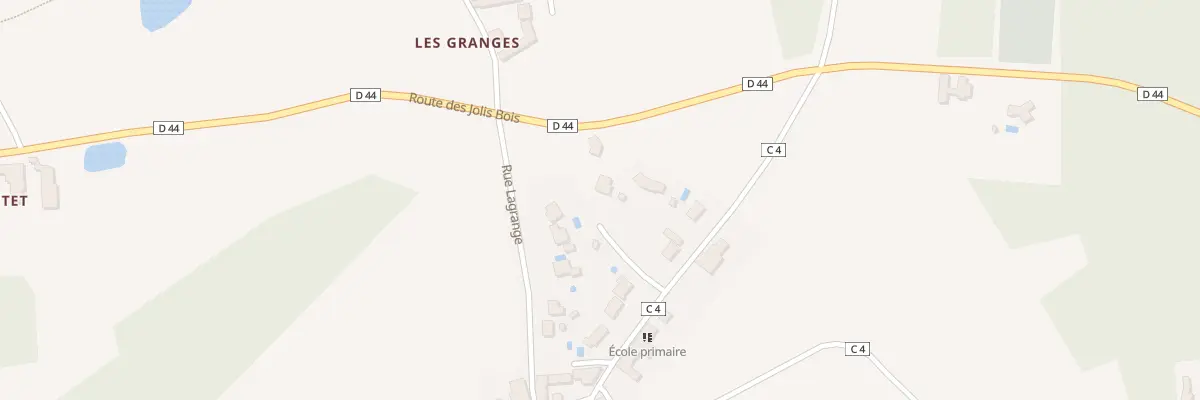 Plan du 9001 Le Bourg à Chalagnac