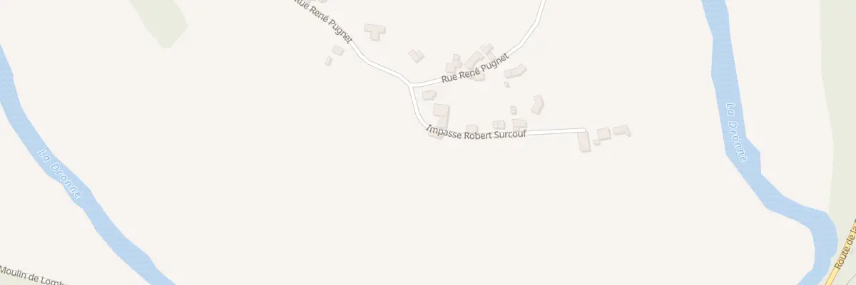 Plan du 59 Imp Robert Surcouf à Brantôme en Périgord
