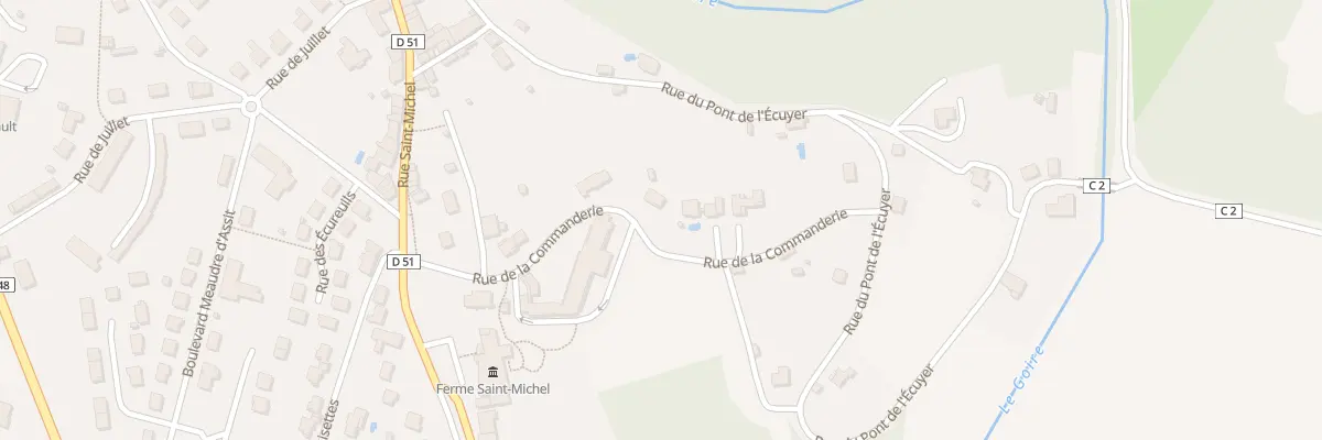 Plan du 9 Rue de la Commanderie à Confolens