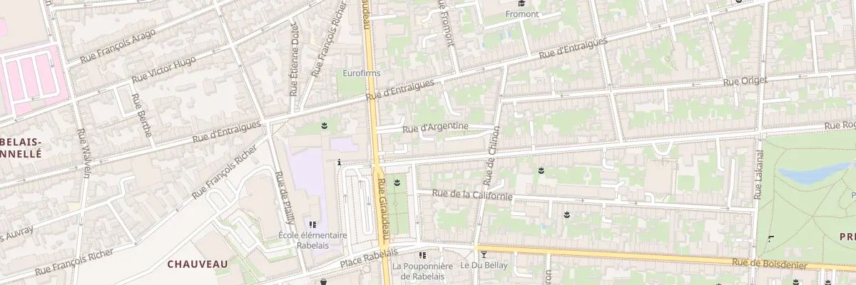 Plan du 165 Rue Roger Salengro à Tours