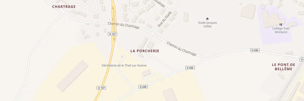Plan du 1 Che de Chartrage à Val-au-Perche