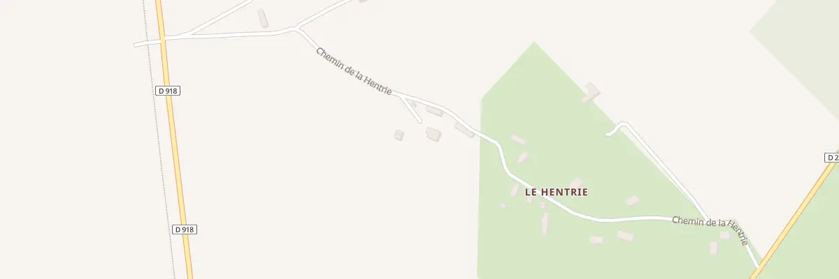 Plan du 485 Che de la Hentrie à Irai