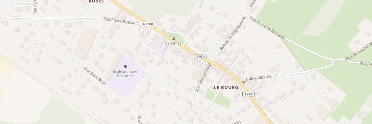 Plan du 94 Rue Francois Mitterrand à Descartes