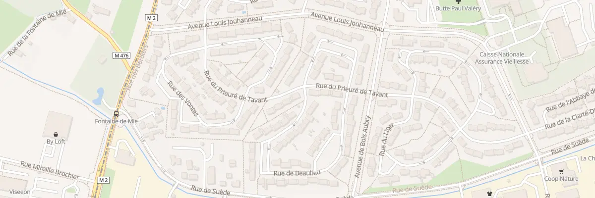 Plan du 32 Rue du Prieuré de Tavant à Tours
