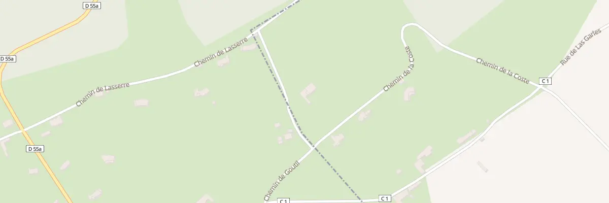 Plan du 9 Lasserre à Lalouret-Laffiteau