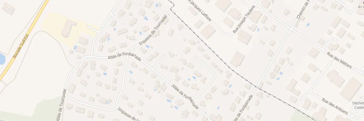 Plan du 13 Rue Pierre Paul de Riquet à Boé