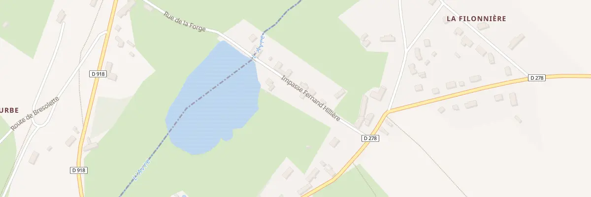 Plan du 35 Rue de la Forge à Tourouvre au Perche