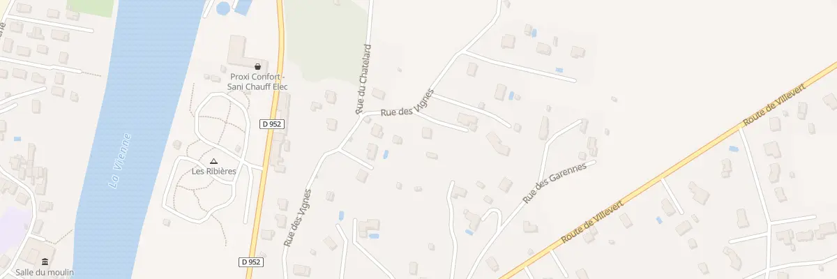 Plan du 4 Rue des Vignes à Confolens
