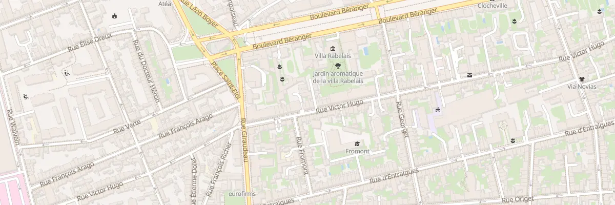 Plan du 181 Rue Victor Hugo à Tours