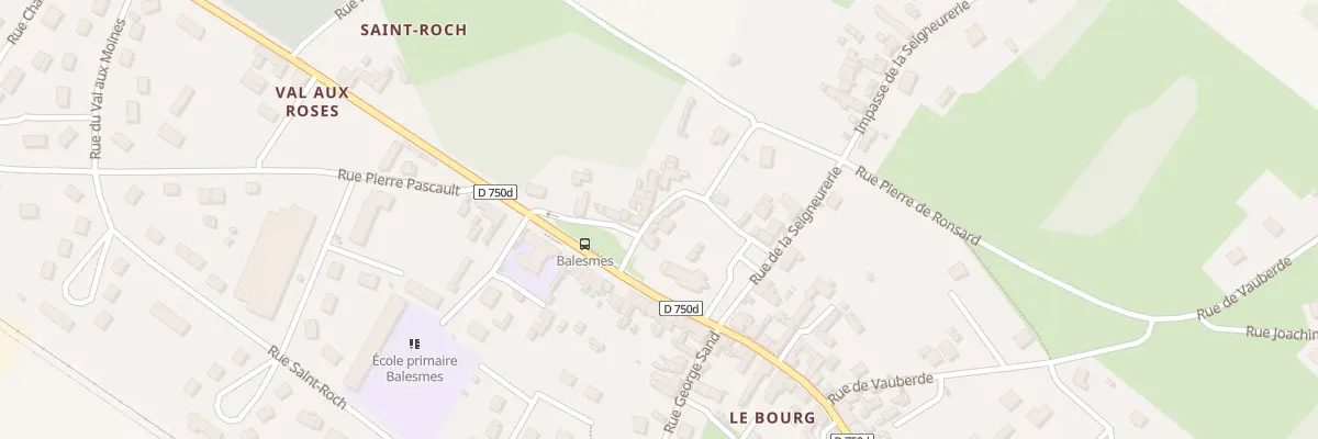 Plan du 5 Rue du Presbytère à Descartes
