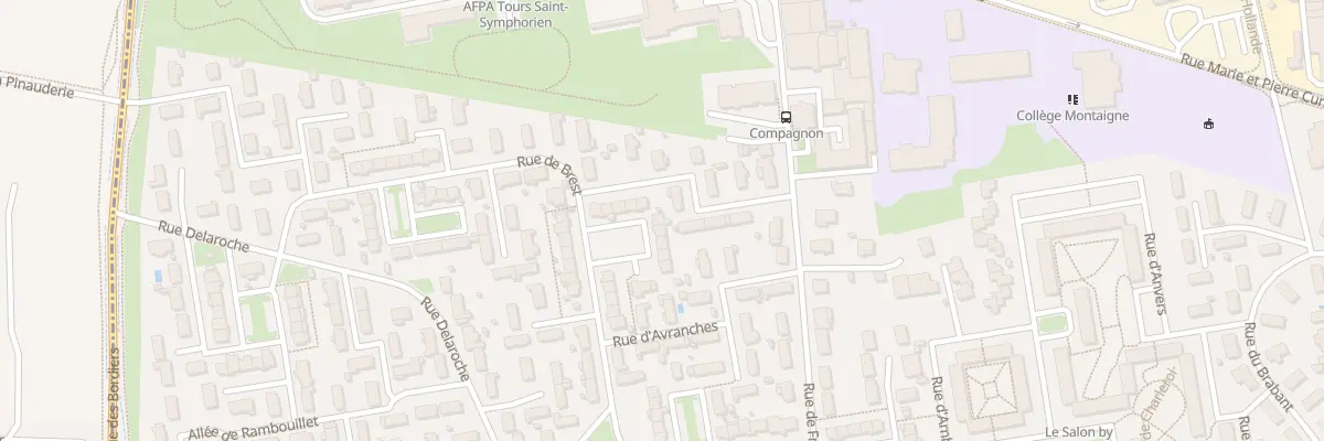 Plan du 6 Pl de Blois à Tours