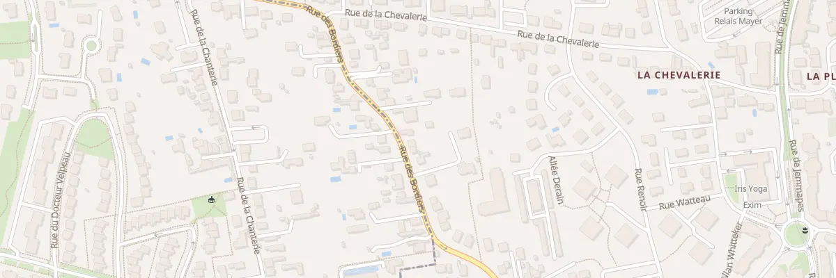 Plan du 121 Rue des Bordiers à Tours