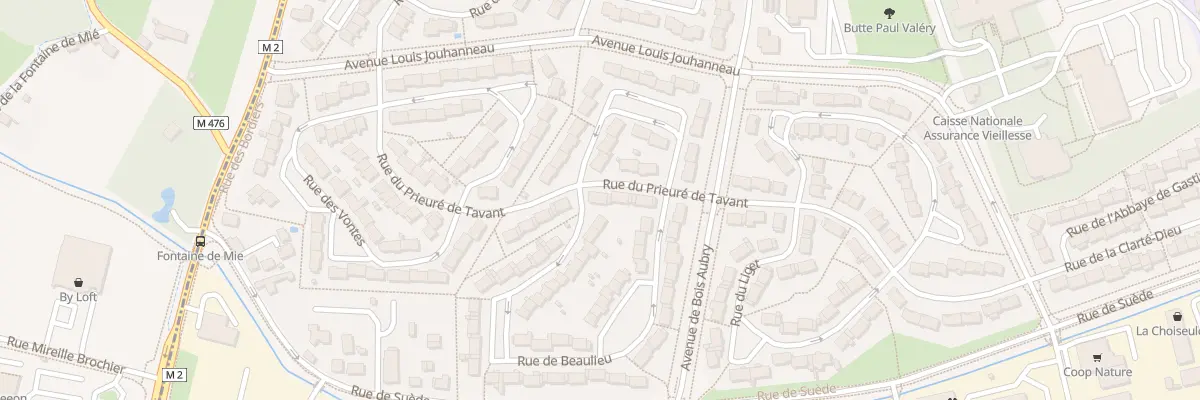 Plan du 30 Rue du Prieuré de Tavant à Tours