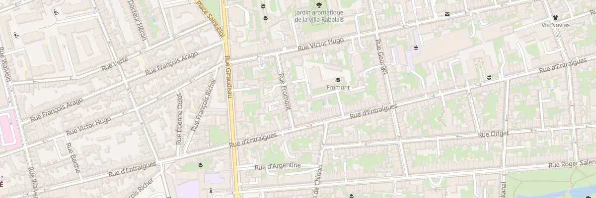 Plan du 16 Rue Fromont à Tours